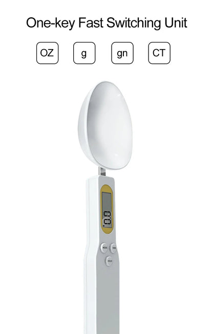 Digital Kitchen Scale Measuring Spoon with LED Display - Smarsty