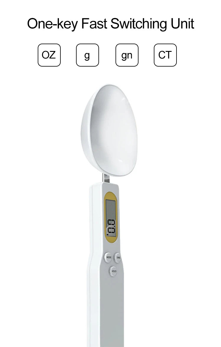 Digital Kitchen Scale Measuring Spoon with LED Display - Smarsty