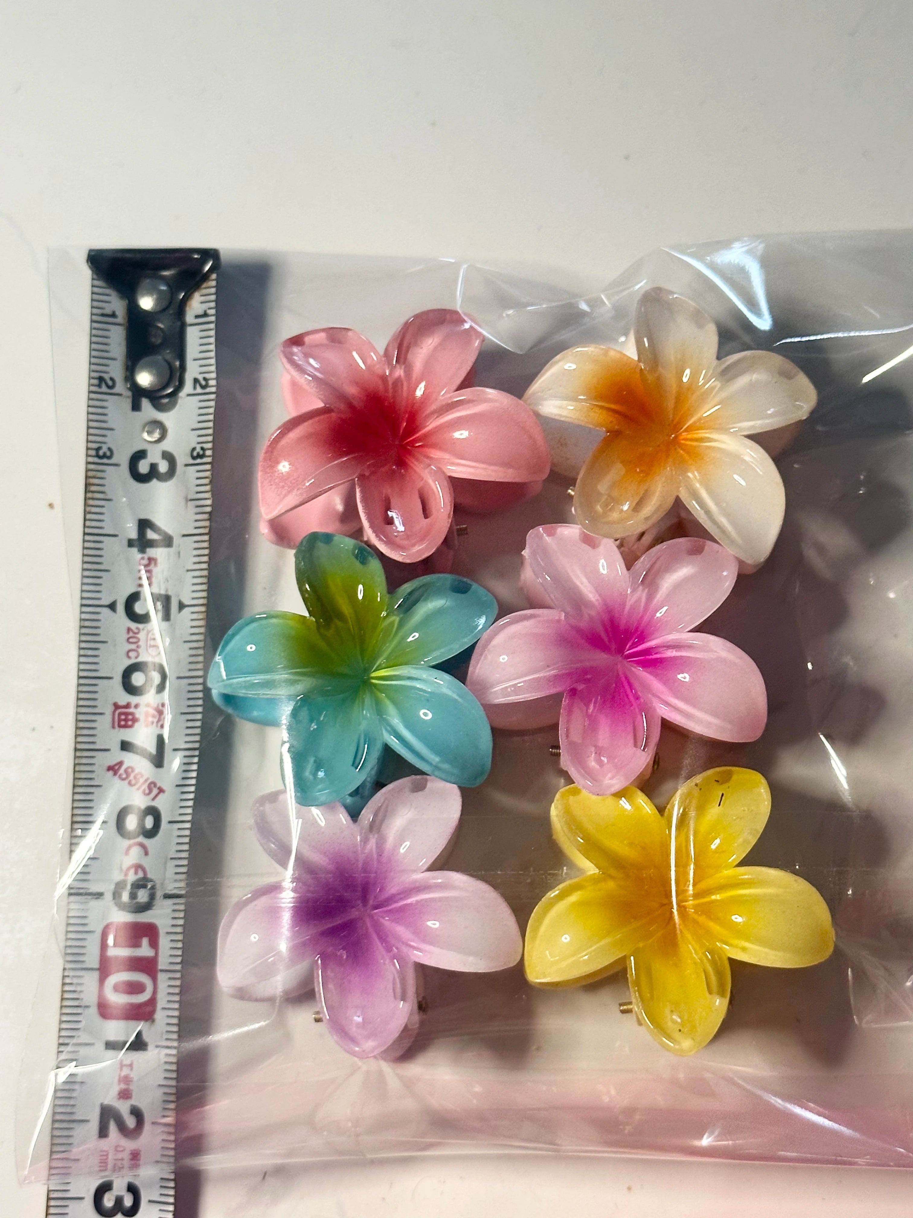 Gradient Flower Hair Clips Set for Beach Styles - Smarsty