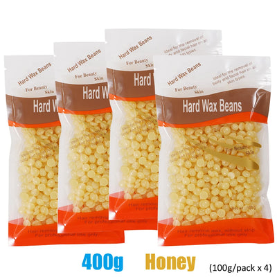 500g/200g/50g Hard Wax Beans for Hair Removal Body European Brazilian Pearl for Wax Warmer Waxing Beans for Wax Heater Machine - Smarsty