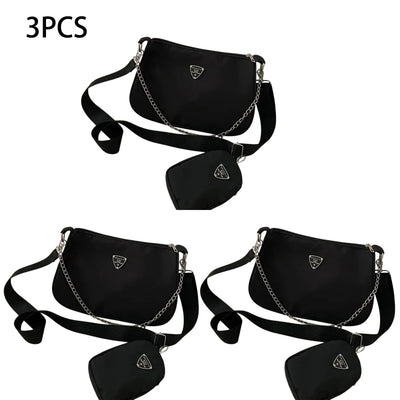 Nylon Crossbody Bag For Women Portable Casual Style - Smarsty