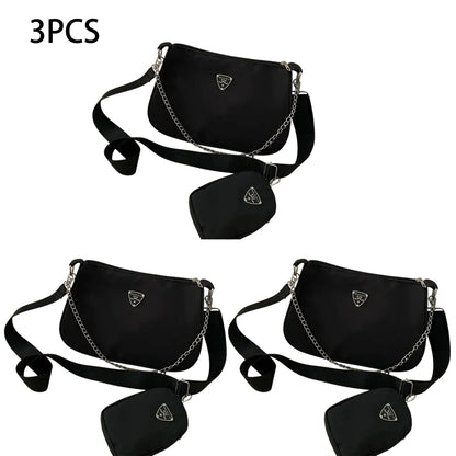 Nylon Crossbody Bag For Women Portable Casual Style - Smarsty