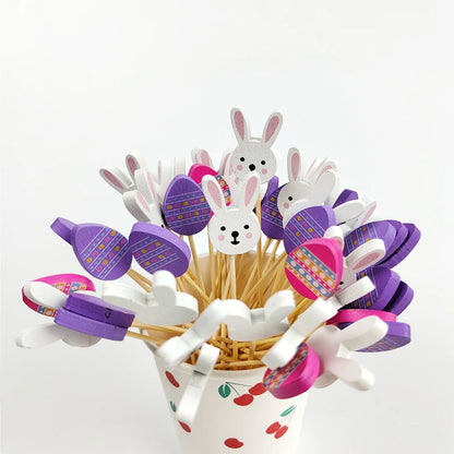 Easter Disposable Bamboo Skewers for Festive Decor - Smarsty