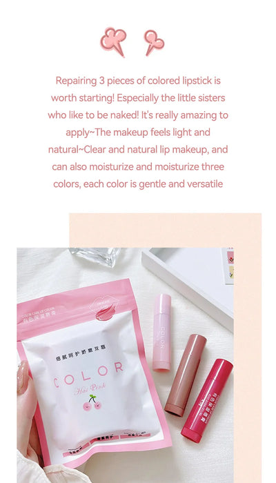 HAIPINK Tinted Moisturizing Lip Balm Set for Hydration - Smarsty