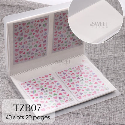 Nail Art Stickers Storage Book for Easy Organization - Smarsty