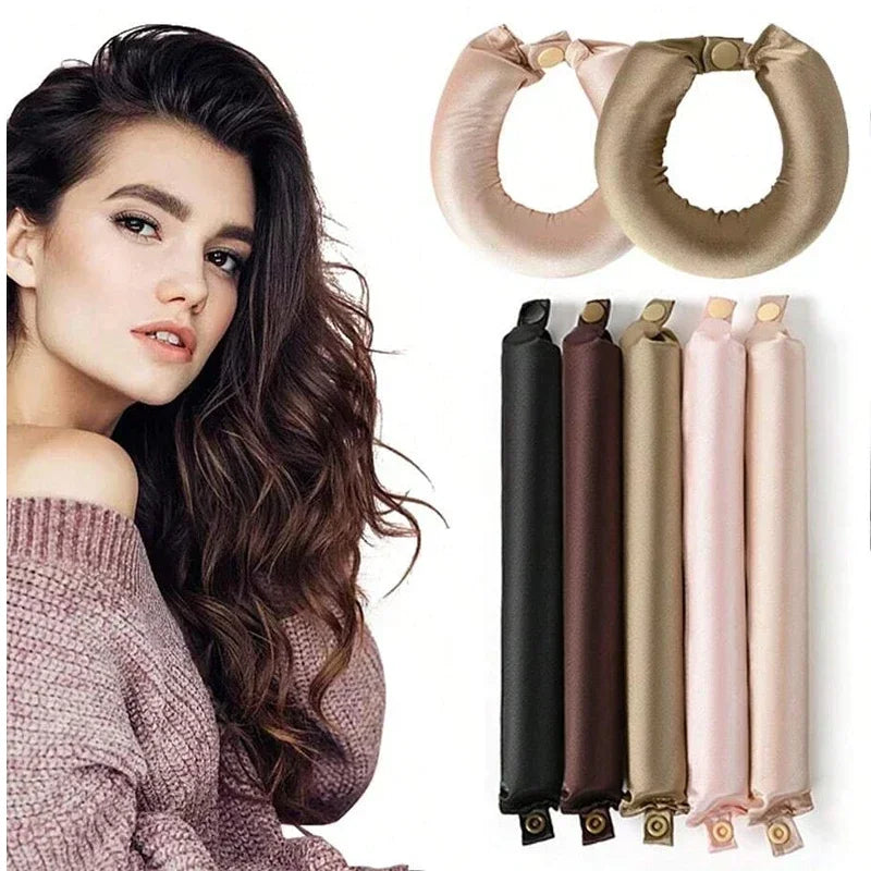 Heatless Satin Curlers for Effortless Silk Curls - Smarsty