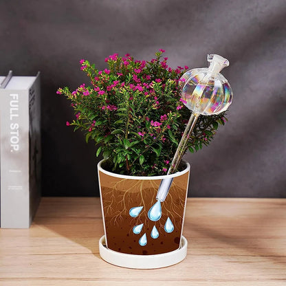 Glass Automatic Plant Watering Bulbs for Easy Irrigation - Smarsty