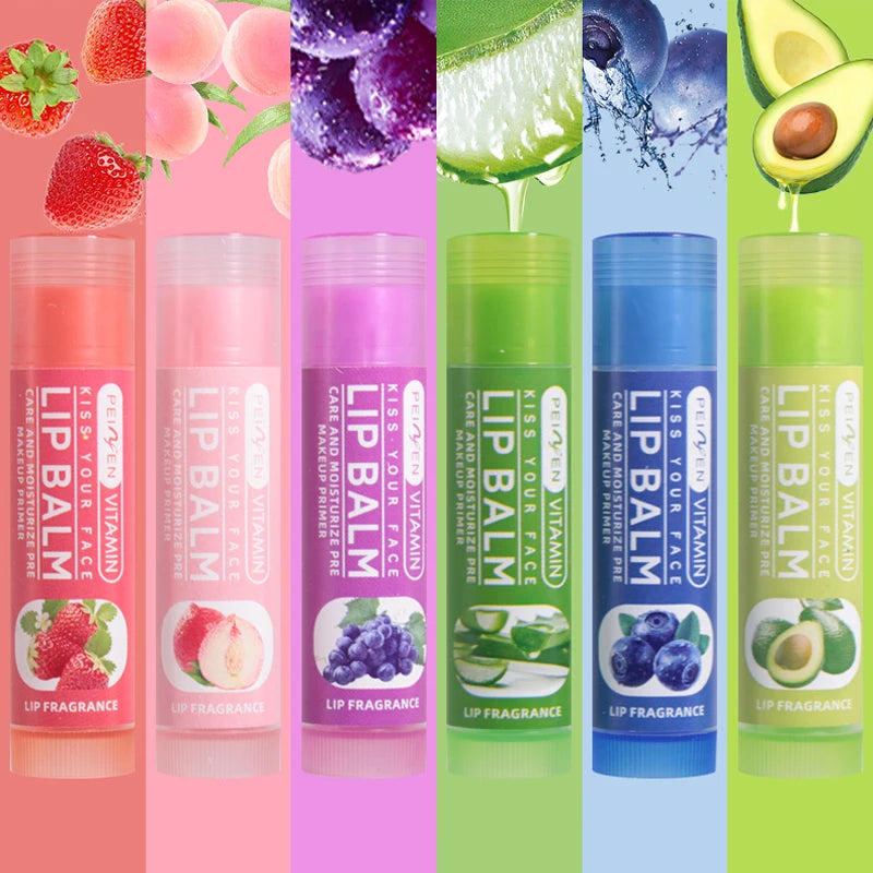 Moisturizing Multi Fruit Flavors Lip Balm Set - Smarsty