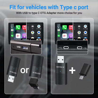 Wireless CarPlay Dongle Plug And Play For Android Auto - Smarsty