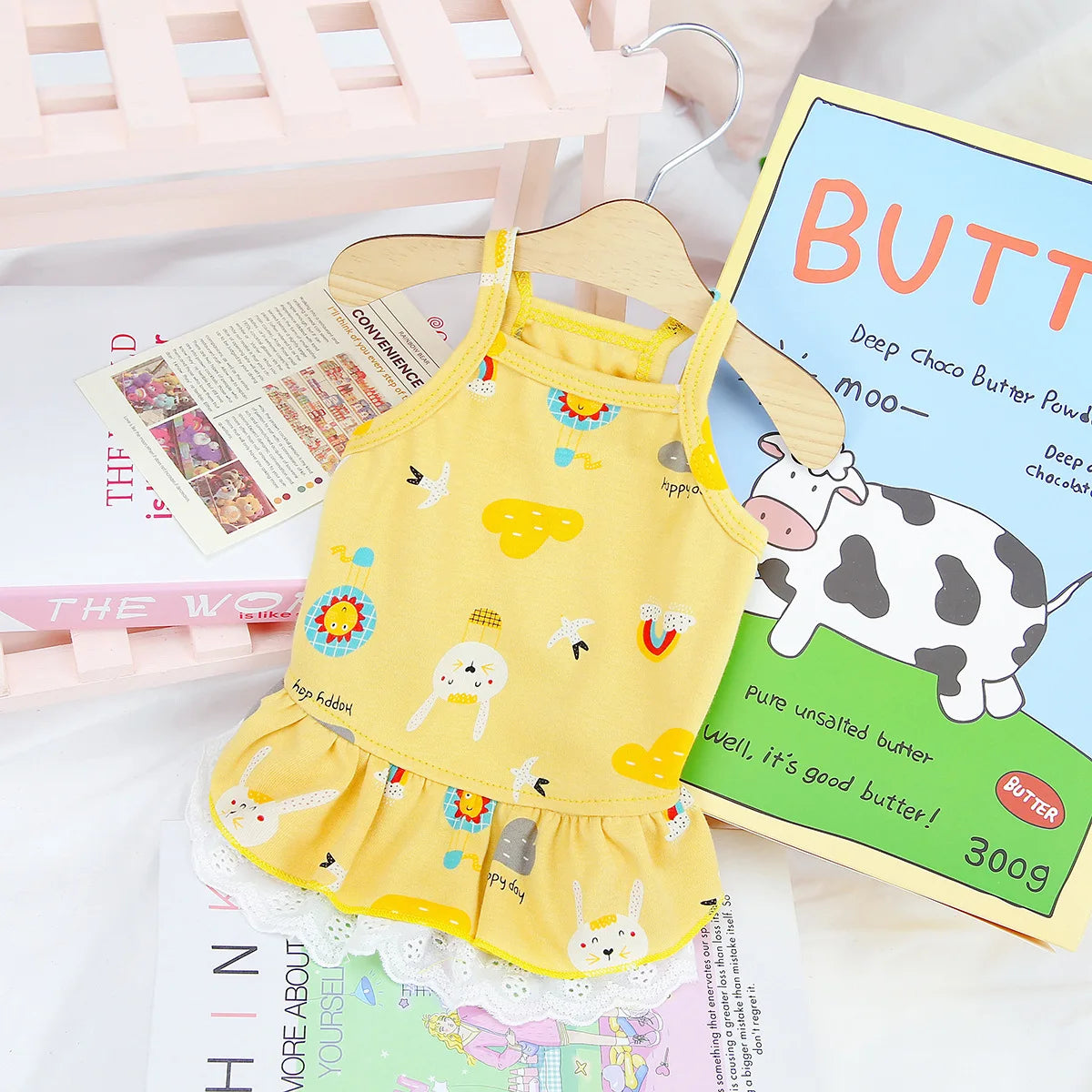 Summer Dog Dress for Small Pets with Stylish Stripes - Smarsty