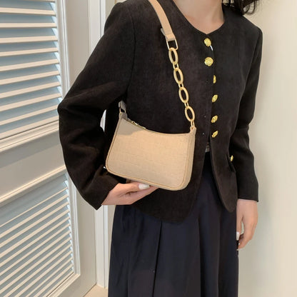 Felt Shoulder Bag For Women Crescent Saddle Purse Design - Smarsty