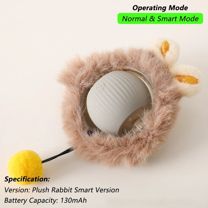 Interactive Cat Toy Ball With Rechargeable Tail - Smarsty