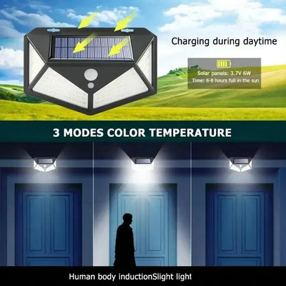 Multifunctional Solar LED Garden Light with Motion Sensor - Smarsty