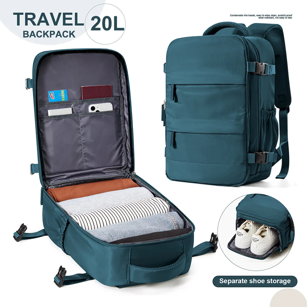 Women Men Hand Luggage Ryanair 40x20x25 Backpack Business Laptop Bag College Travel Backpack Waterproof Carry on Cabin Backpack