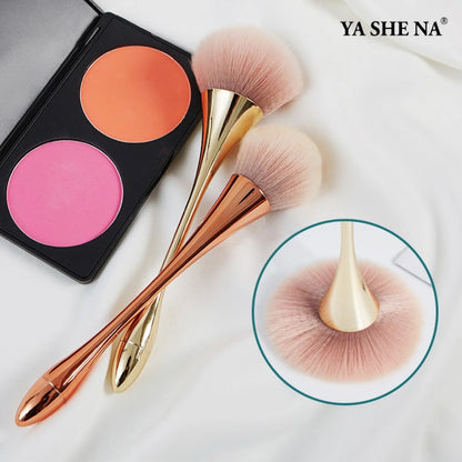 Big Size Soft Fluffy Glitter Powder Brush for Manicure - Smarsty
