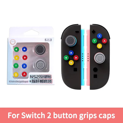 Thumb Button Grip Caps for Nintendo Switch Joysticks - Smarsty