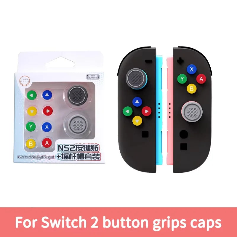 Thumb Button Grip Caps for Nintendo Switch Joysticks - Smarsty