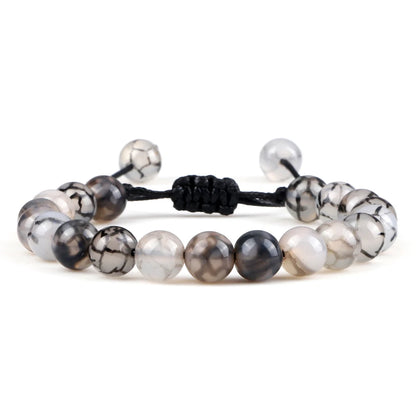 Adjustable 8mm Tiger Eye Beads Bracelet for Yoga Healing - Smarsty