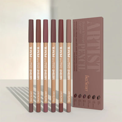 Weightless Matte Lip Liner Pencil Set for Long-lasting Precision - Smarsty