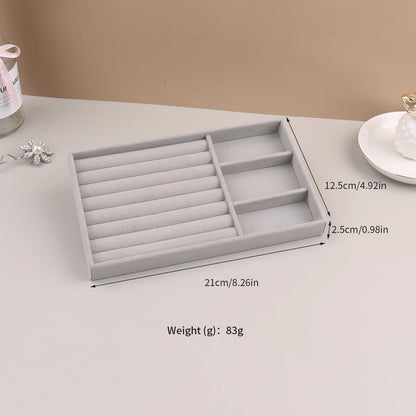 Velvet Jewelry Organizer Box for Rings and Necklaces - Smarsty