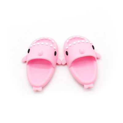 (Shoes Only)17cm Labubu Accessories Shoes Dolls Can Wear Shark Slippers Fun and Stylish Casual Shoes for Playtime by Smarsty