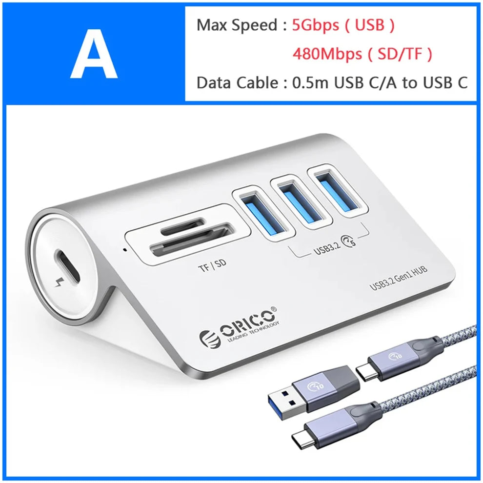 High Performance USB Docking Station With 10Gbps Hub