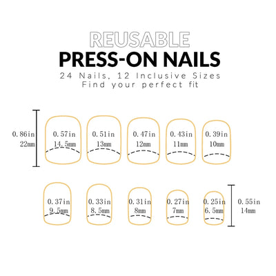 Short Square Wine Red Press On Nails Set - Smarsty