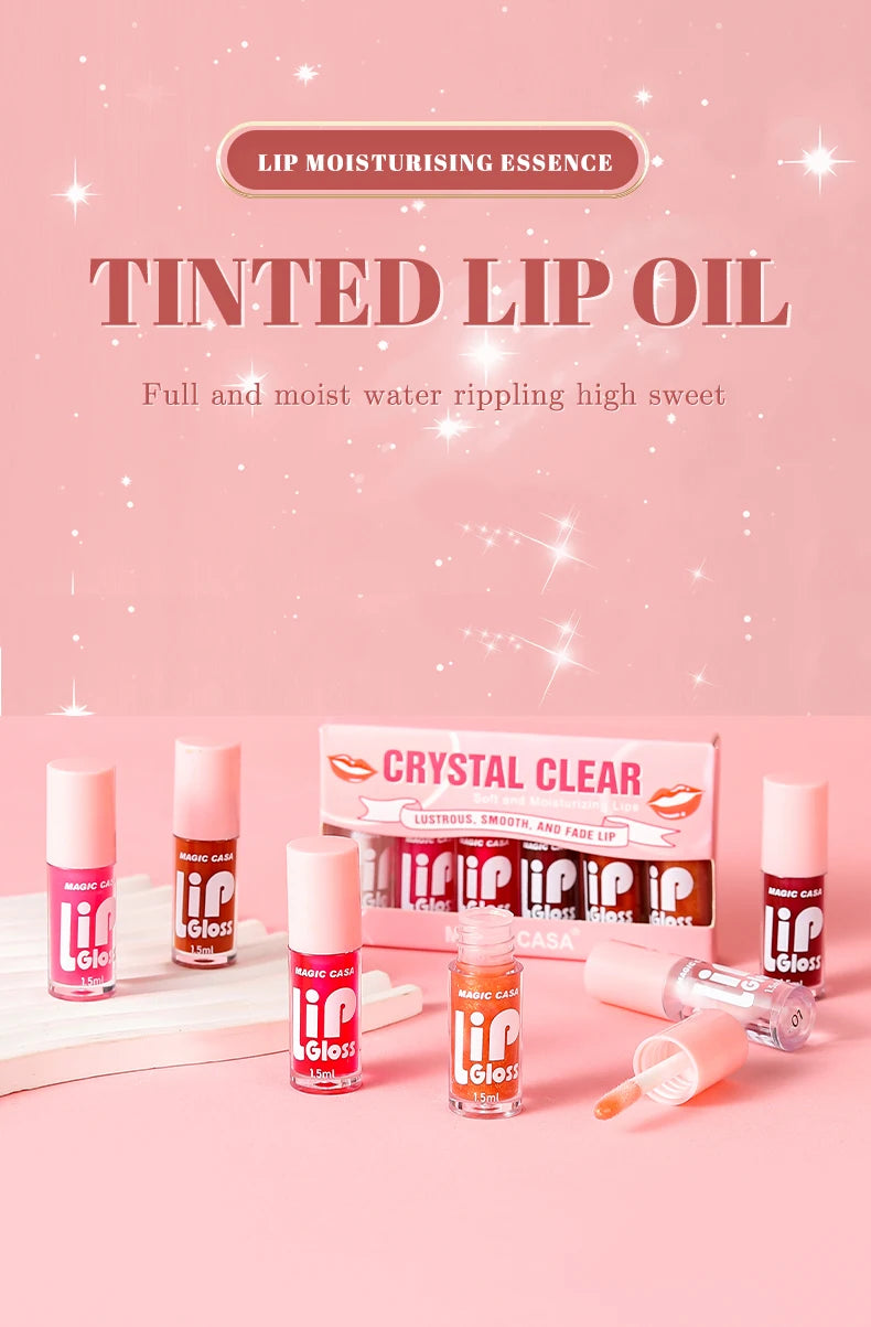 Magic Casa Hydrating Jelly Lip Oil Set of 6 - Smarsty