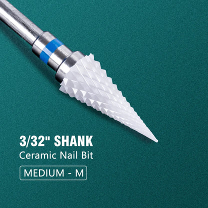 Electric Manicure Drill Bit with Ceramic Burr - Smarsty