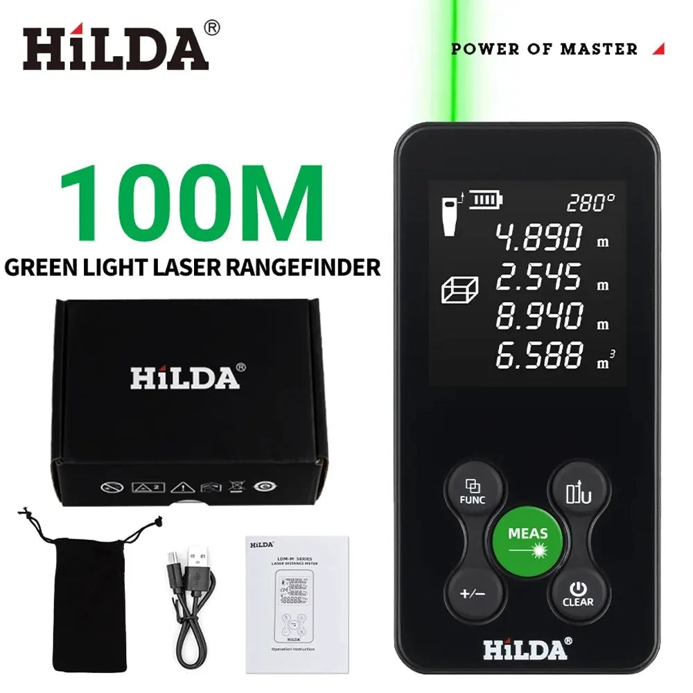 HILDA Laser Rangefinder with Rechargeable Battery and High Accuracy - Smarsty