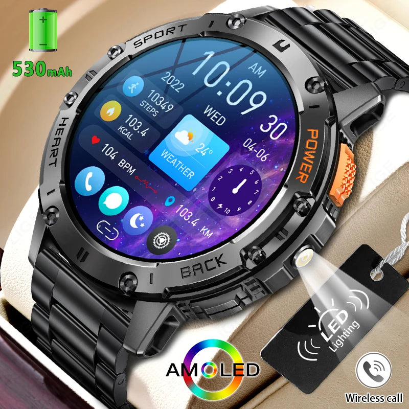 AMOLED Waterproof Smart Watch for Fitness Tracking - Smarsty
