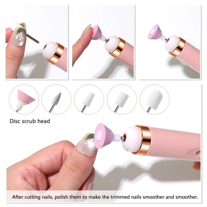 Portable Electric Nail File with 4 Speed Options - Smarsty