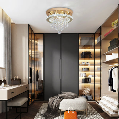 VETRULUS Luxury Crystal Chandelier Lustre Design Gold Modern Led Ceiling Light  Living Room Bedroom Hanging Lamp LightingFixture