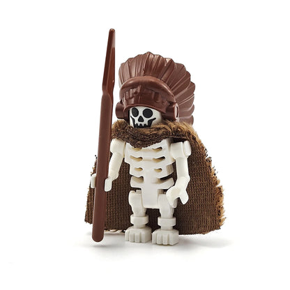 MOC Halloween Skeleton Army Mini Doll Building Blocks DIY Assembled Building Blocks Character Doll Skeleton Horse Ornaments Toy