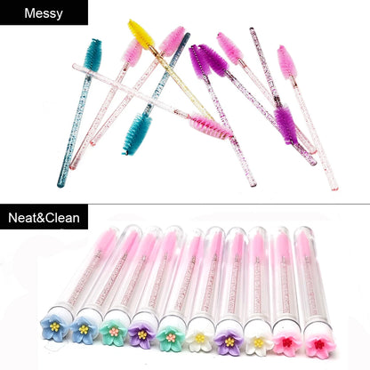 Reusable Eyelash Brush Tubes for Easy Makeup Application - Smarsty