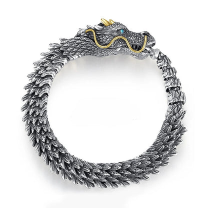 Tibetan Dragon Bracelet for Men and Women Lucky Amulet - Smarsty