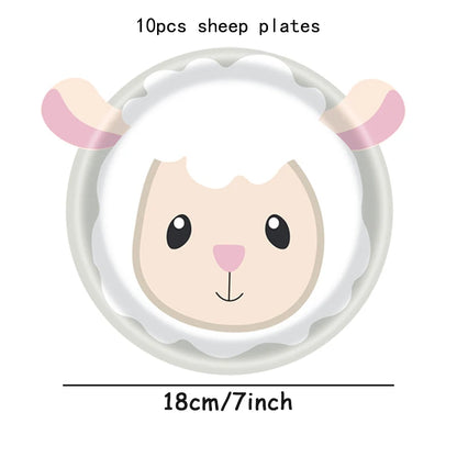 Farm Animals Party Paper Plates for Kids Birthday - Smarsty