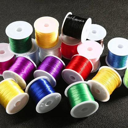 Strong Elastic Beading Cord 1mm 10m Durable Stretch - Smarsty