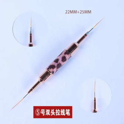 Black Nail Art Liner Brushes for Precision Design - Smarsty