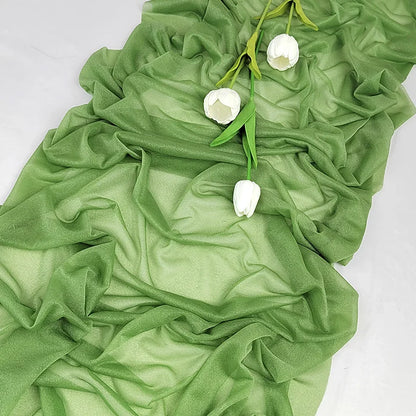 Chiffon Table Runner for Elegant Wedding and Party Decor - Smarsty