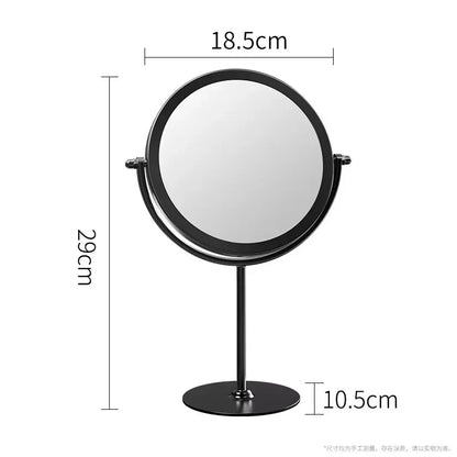 360 Degree Rotating Iron Makeup Mirror with Stylish Design - Smarsty