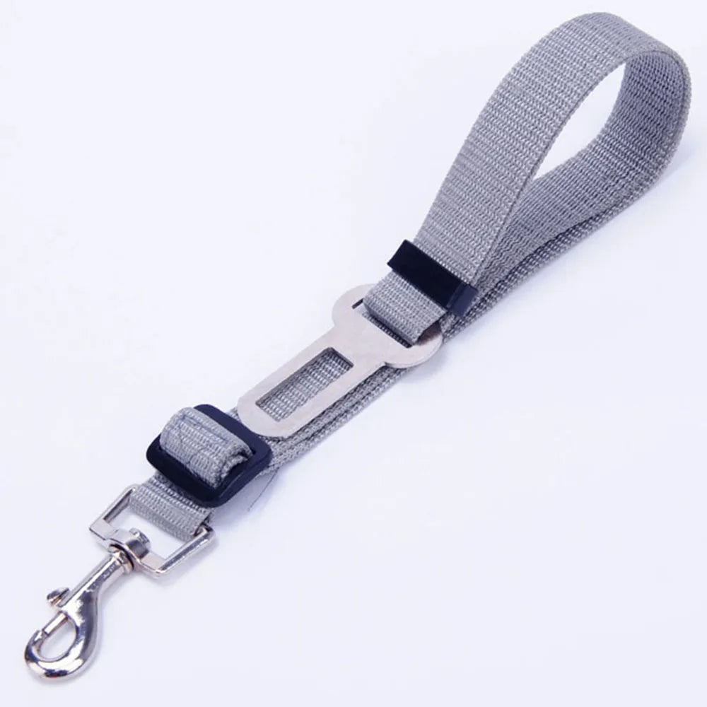 Adjustable Dog Car Seat Belt Harness with Reflective Cushioning - Smarsty