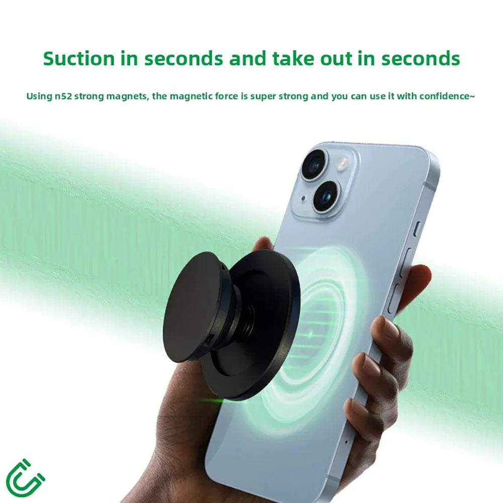 Magnetic Folding Phone Grip Holder With Pocket Stand - Smarsty