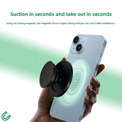 Magnetic Folding Phone Grip Holder With Pocket Stand - Smarsty