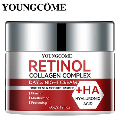 Retinol Collagen Facial Care Moisturizing Cream Deep Hydration  Suitable for dry Aging Face Cream Moisturizing Skin Repair - Smarsty