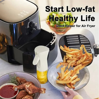 200/300/500mlOil Spray Plastic Household Kitchen Oil Spray Bottle Nebulizing Mist Filling Cooking Dual Use BBQ Camping Dispenser by Smarsty