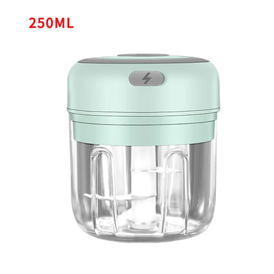 HiPiCok Meat Grinder Electric Garlic Crusher Food Chopper Mini Garlic Press Vegetable Chopper Masher Machine USB Kitchen Gadgets by Smarsty