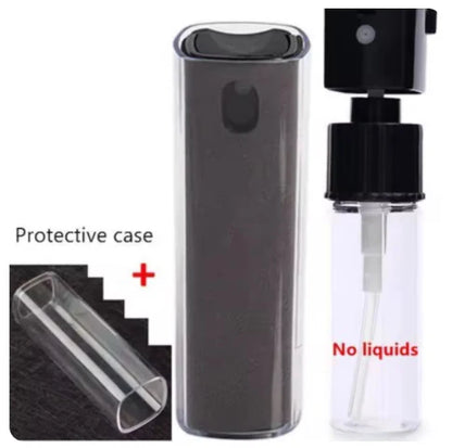 Two In One Screen Cleaner Spray Bottle With Microfiber Cloth