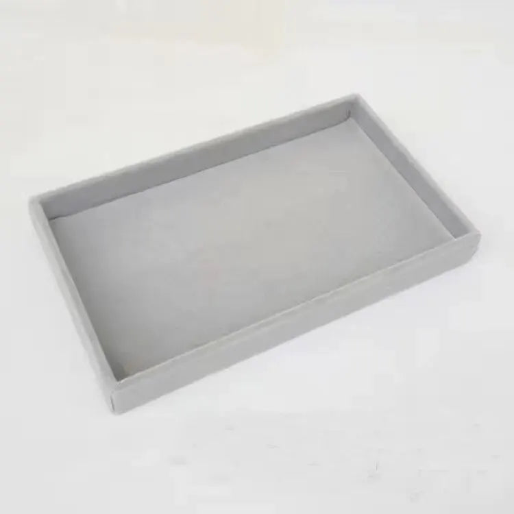 Velvet Jewelry Organizer Tray for Rings and Necklaces - Smarsty