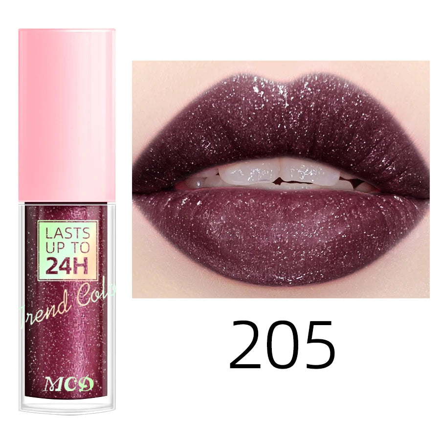 18 Colors Long Lasting Waterproof Lip Gloss Moisturizer - Smarsty